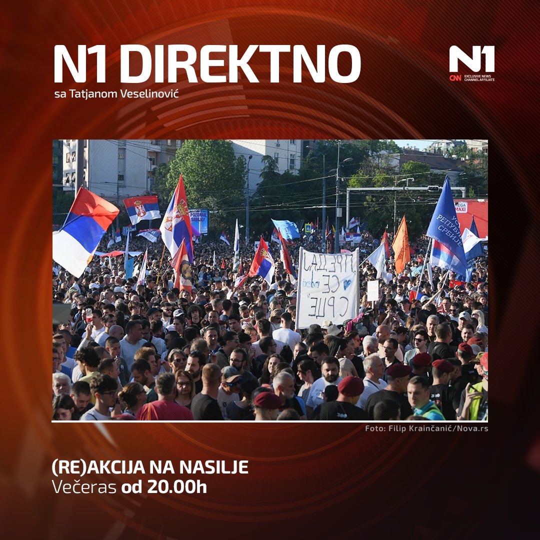 Nakon nasilja koje je eskaliralo u Vrbasu, kao i Bačkoj Palanci, ali i nakon što policija nije branila građane već stranačke prostorije i ljude u crnom - zakazani su protesti u mnogim gradovima u Srbiji.

Uživo smo u Beogradu, Nišu, Novom Sadu, Užicu, Kraljevu, Kragujevcu i