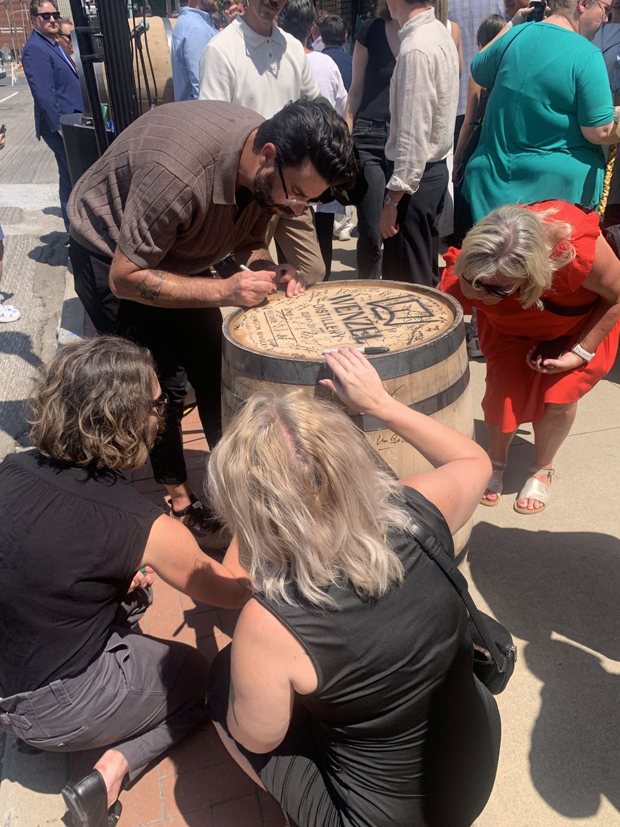 Two weeks ago, our team celebrated with Wenzel Distillery as they cut the ribbon on their newly expanded facility in downtown Covington!

Located in a restored historic Packard Auto facility built in 1916, Wenzel’s new location represents a major milestone for both the company