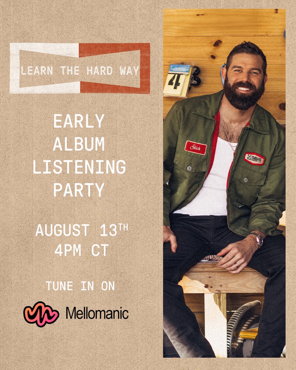 JordanCWDavis's tweet image. Wanted to give y&apos;all a chance to hear #LearnTheHardWay first..
Come hang today at 4pm CT 👊🏼 bit.ly/jordandavis-li…