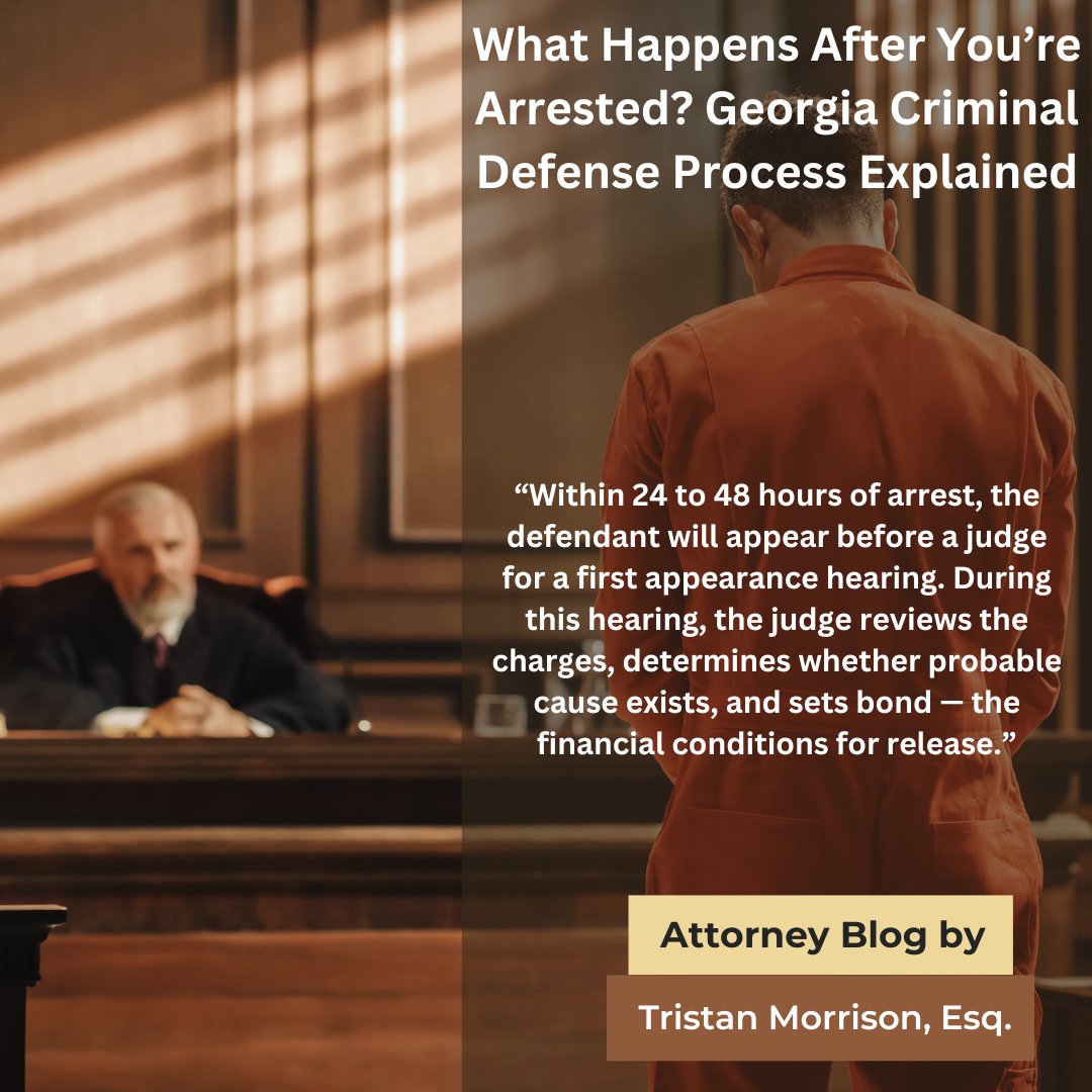 This blog was written by Attorney Tristan Morrison, LRIS Panel Member, giving advice about the Georgia Criminal Defense Process. If you need any legal assistance, contact the <a href="/ATLBARLRIS/">ATLBARLRIS</a>  at 404-521-0777. #AttorneyReferral #CriminalDefense
atlantabar.org/?pg=Blog&blAct…