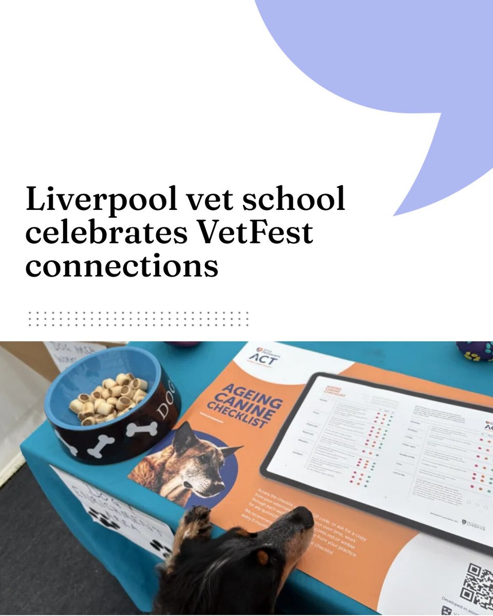Liverpool vet school celebrates VetFest connections

 vettimes.com/news/vet-nursi…