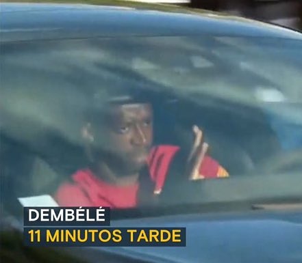 Meme image of someone arriving late