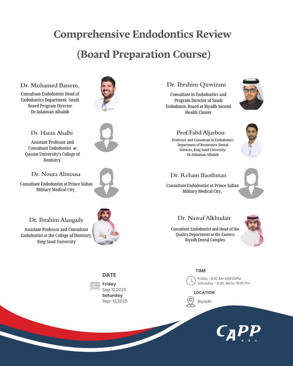 Saudi Endodontic Society tweet media