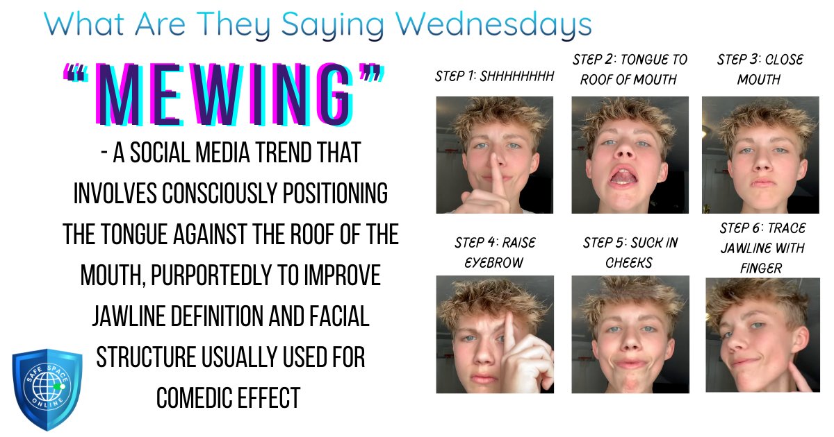 SafeSpaceNews's tweet photo. Mewing, both funny and good for the jaw line! 
#mewing #whataretheysaying #parenting #staysafe  

Don't forget to follow us on all our socials and subscribe to our newsletter to keep up to date! 

We used images from this youtube short video: https://t.co/u73qdEtsdJ https://t.co/jZx4VjjcZT