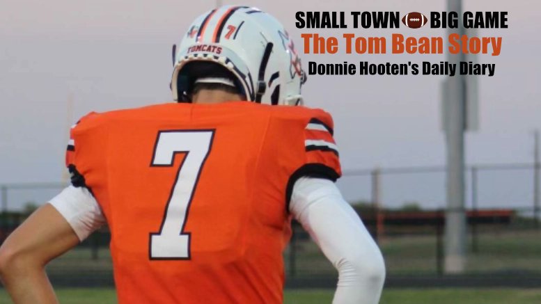 HSFBamerica's tweet photo. NEW: ‘Small Town, Big Game’ – The Tom Bean Story’ – QB1 Donnie Hooten’s Daily Diary.

It's a firsthand account of the '25 Tom Bean Tomcats season through the eyes &amp; words of QB1 Donnie Hooten.

Read -> https://t.co/8ohsoB4lQx #txhsfb @CoachBA1010 @donniehooten1 @ElsieHooten https://t.co/BD7cCliEdi