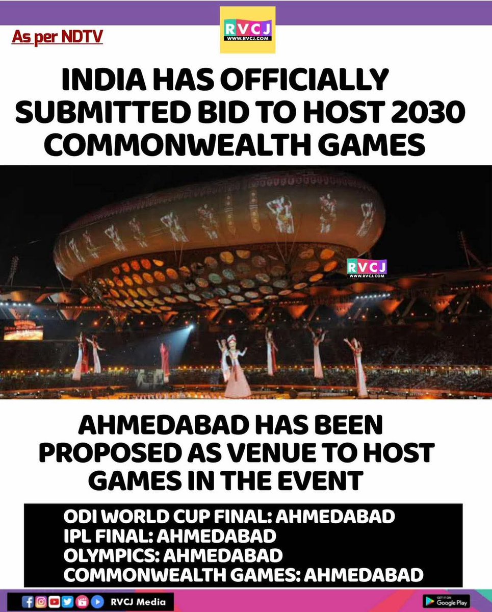 Enough of turning national events into one-city shows!
ODI WC Final ✅ IPL Final ✅ Olympics Bid ✅ Commonwealth Games Bid ✅ — all to Ahmedabad.
India is NOT Gujarat alone.
Other Indian cities deserve their share.
Stop centralising, start uniting!
<a href="/KTRBRS/">KTR</a> <a href="/mkstalin/">M.K.Stalin - தமிழ்நாட்டை தலைகுனிய விடமாட்டேன்</a> <a href="/DKShivakumar/">DK Shivakumar</a>