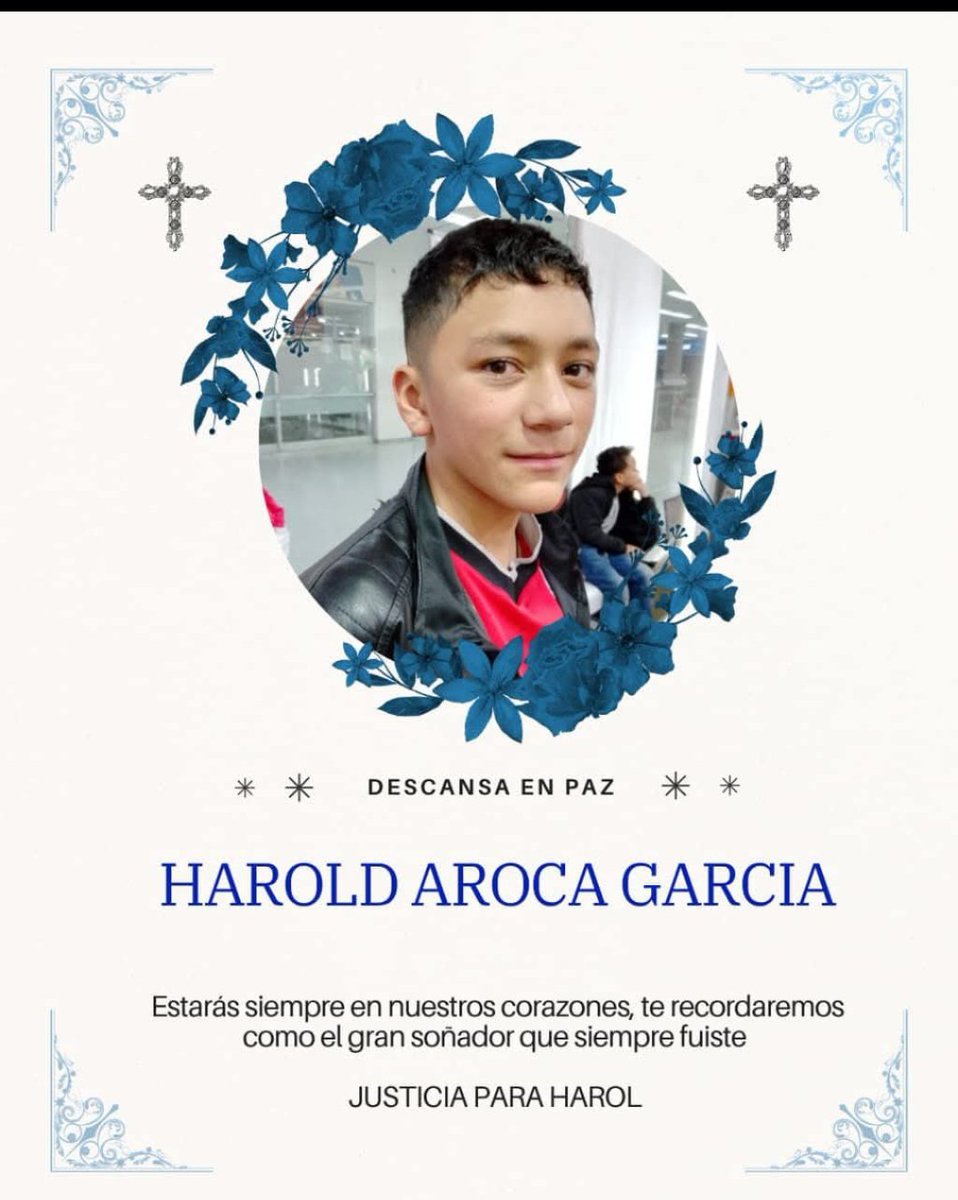 Este niño fue asesinado y torturado de la manera más cruel y violenta; tenía familia ahora sumida en el dolor, necesita ayuda y asistencia. Si queda alguna cámara de TV., disponible, o un micrófono en algún medio podría reclamar
<a href="/FiscaliaCol/">Fiscalía Colombia</a>
<a href="/CarlosFGalan/">Carlos F. Galán</a>
<a href="/Bogota/">Alcaldía de Bogotá</a>. 
<a href="/ICBFColombia/">Bienestar Familiar | ICBF</a>