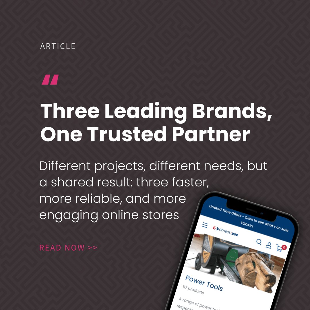 🚀 Three Brands. Three Challenges. One Trusted Partner.

Ernest Doe, AC Leigh, and Viking Optical Centres each came to Affinity with a unique eCommerce challenge. 

🔗 Read how we did it: affinityagency.co.uk/2025/08/13/thr…