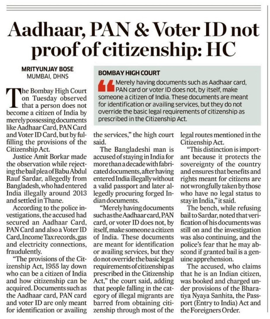 MeIndian03's tweet image. 5 crore PAN holders
70 crore Aadhar card holders
95 crore Voter card holders say

Chal jhootha
Gaali ki counting kum kyu bola
😭
#AadharCard #ModiDisasterForIndia