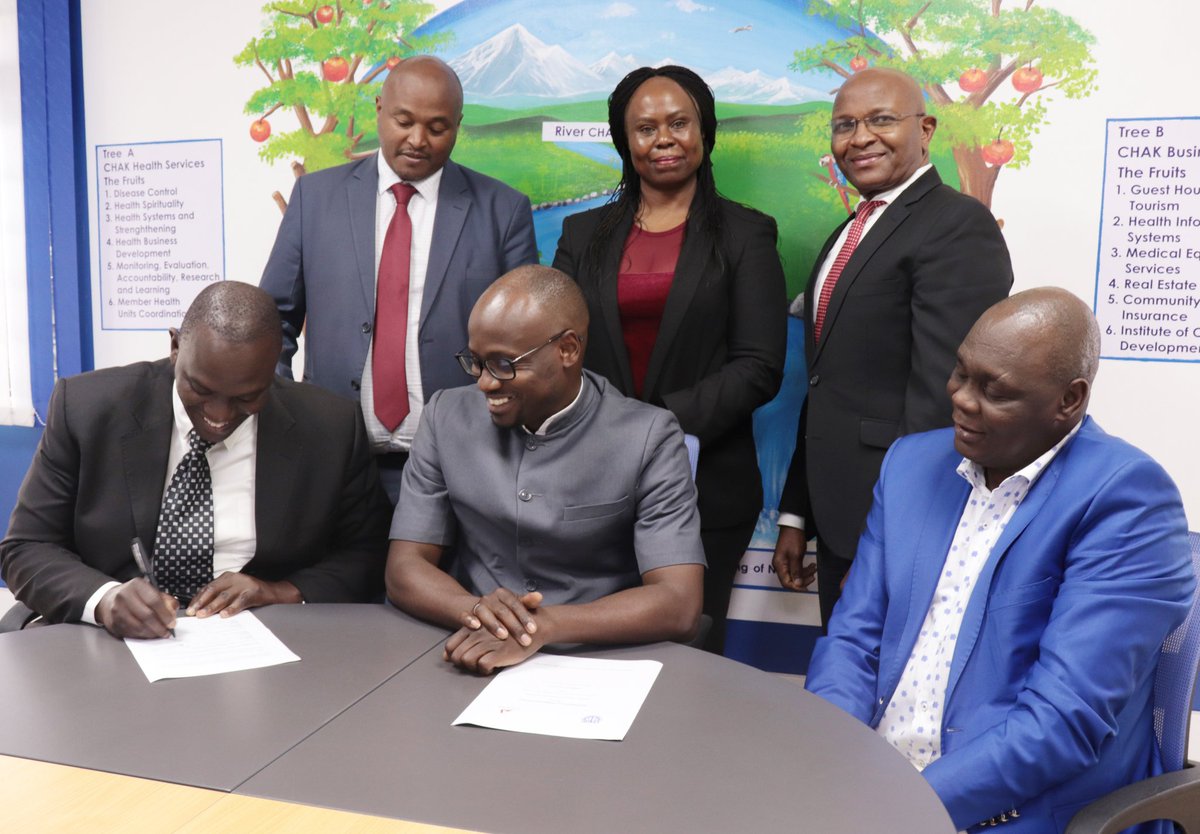 CHRISTIAN HEALTH ASSOCIATION OF KENYA (@chak_kenya) on Twitter photo CHAK has signed an MOU with renewable energy developer <a href="/yieldplayenergy/">YieldPlay Energy Ghana</a> Pty Ltd towards installing cutting-edge renewable energy systems and advanced technologies in the CHAK member network, thus ensuring better medical outcomes and stronger healthcare systems.
The strategic CHAK has signed an MOU with renewable energy developer <a href="/yieldplayenergy/">YieldPlay Energy Ghana</a> Pty Ltd towards installing cutting-edge renewable energy systems and advanced technologies in the CHAK member network, thus ensuring better medical outcomes and stronger healthcare systems.
The strategic