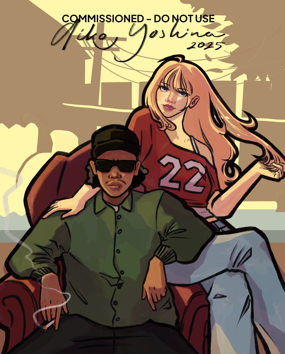 RaraaF6's tweet photo. 🚬 "Ya know why i didnt finish my highschool, Karina?"
🦋 "Because you're genius, Ryder?"
🚬 "Ssshhh.... *exhale his cigarette* You know that"
#Ryna #KarinaAngeline #OC x #Ryder #GTAsa https://t.co/SwIsFxsJdX