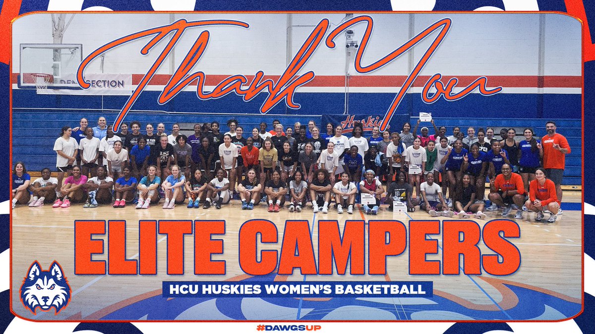 Thank you for joining us at our Elite Camp! Go Huskies💙🧡 #dawgsup