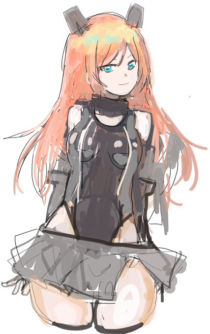 艦これ、サーモン(スケッチ) 