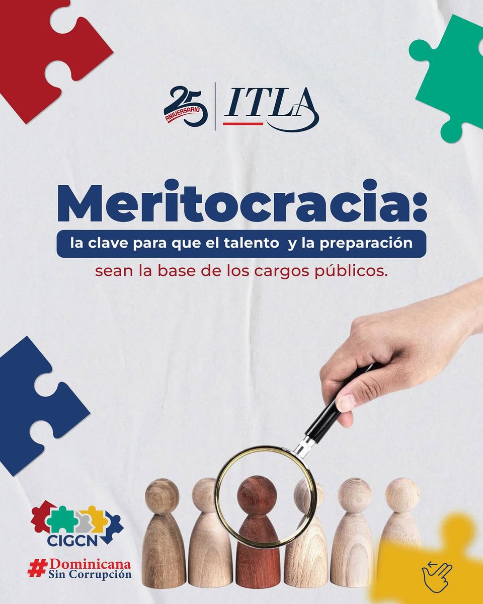 En el ITLA, la meritocracia no es un concepto abstracto, sino una práctica esencial para garantizar la excelencia. Las responsabilidades se otorgan según las competencias, la preparación y el compromiso, siempre en favor del interés colectivo y el desarrollo del país.