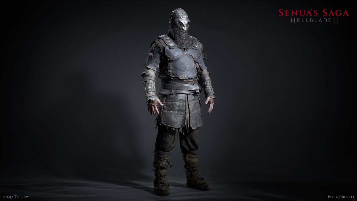 Berto3D's tweet photo. Three armored slaver variants I created for Hellblade II.
Sculpt, costume, textures, and UE5 implementation.

Full breakdown on https://t.co/9hDpzz463Y

#hellblade2 #characterart #unrealengine5 #3dmodeling #gameart #armor https://t.co/KBxvP6OaH6