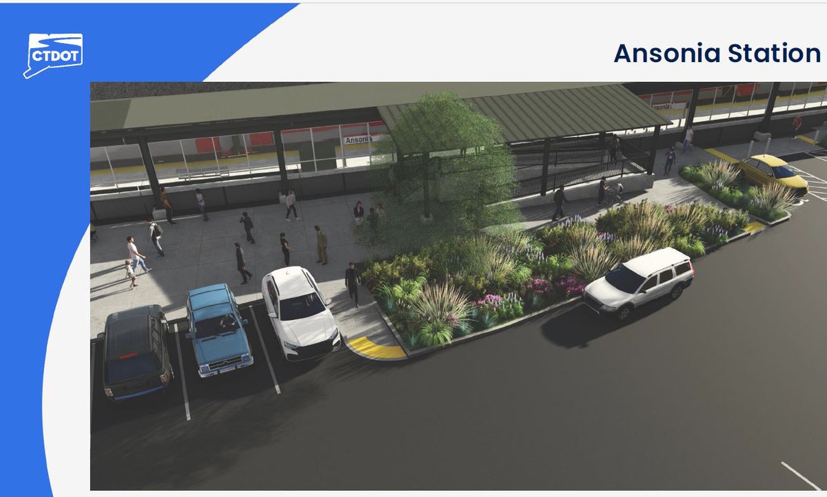 More Waterbury branch rail platform upgrades. Here’s a look at the upcoming Ansonia station upgrade.