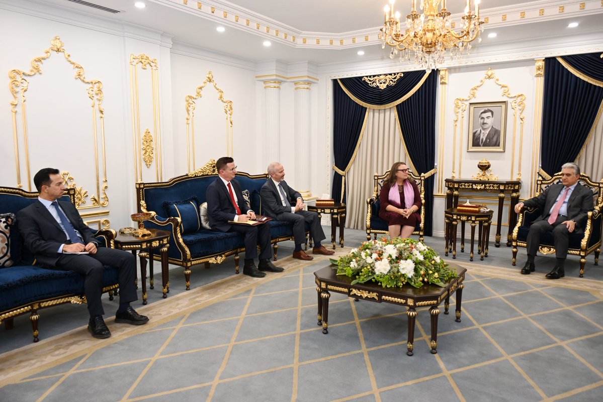 Rêber Ahmed (@rayberahmed) on Twitter photo Delighted to have received the new <a href="/USCGERBIL/">U.S. Consulate General Erbil</a> Consul General, Ms. Wendy Green, alongside outgoing Consul General Me. Steve Bitner. We discussed domestic & regional security, political developments, and ways to further strengthen bilateral cooperation between the #Kurdistan Region Delighted to have received the new <a href="/USCGERBIL/">U.S. Consulate General Erbil</a> Consul General, Ms. Wendy Green, alongside outgoing Consul General Me. Steve Bitner. We discussed domestic & regional security, political developments, and ways to further strengthen bilateral cooperation between the #Kurdistan Region