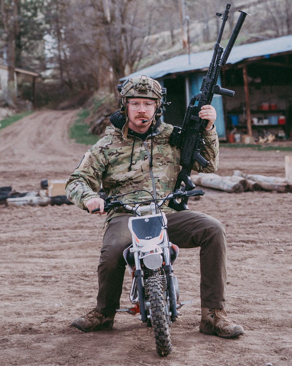 Rifle Dynamics (@rifledynamicsak) on Twitter photo Prompt
Generate an image of <a href="/mayfield_micah/">Micah Mayfield</a> sitting on a mini bike holding a PKM. Make it serious. Prompt
Generate an image of <a href="/mayfield_micah/">Micah Mayfield</a> sitting on a mini bike holding a PKM. Make it serious.