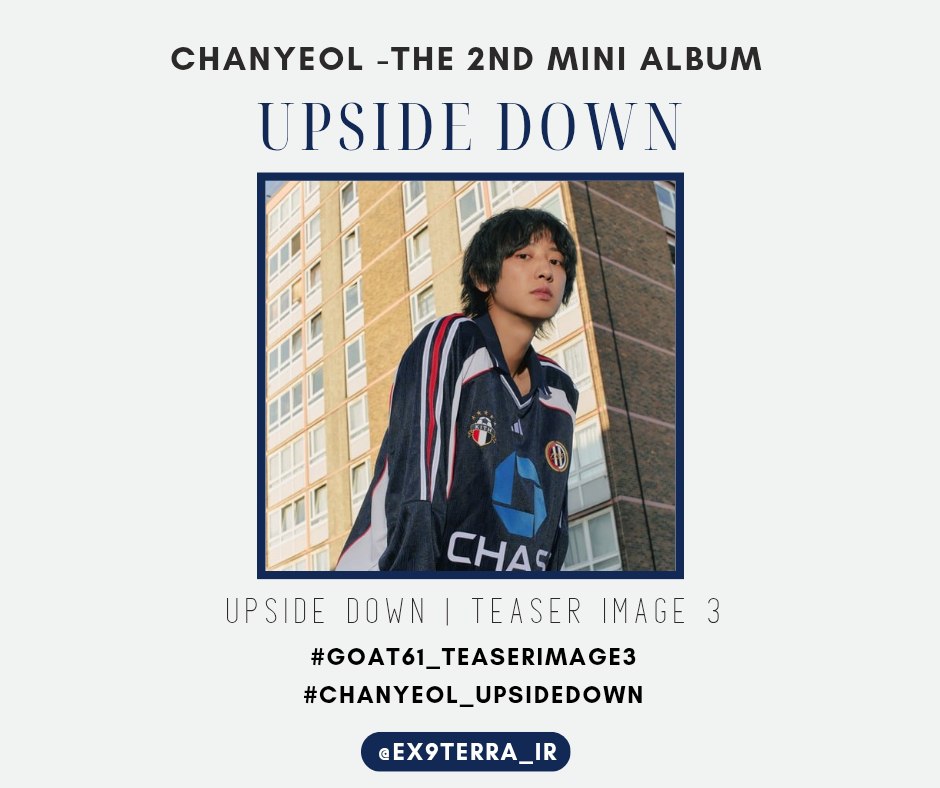 برای حمایت از انتشار سومین سری فوتو‌تیزرهای دومین مینی‌آلبوم چانیول "Upside Down"  با فرمت زیر توییت میزنیم🌘✨

#GOAT61_TeaserImage3
#CHANYEOL_UpsideDown
<a href="/weareoneEXO/">EXO</a>