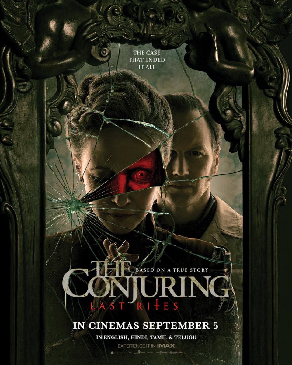 New The Conjuring “Last Rites” poster! In theaters Sept 5.
