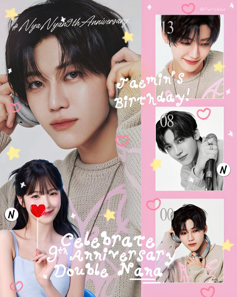 OfJinnie's tweet photo. hawooo kakak-kakak cakep! <3 selamat ulang tahun yaa buat kak Nana semoga panjang umur dan selalu sehatt. 🌹 dan happy 9th anniversary buat kalian. huhu keyen selama itu 🥺 longlast yaaa buat kak Nana &amp; kak Nana #NyaNyan9thAnniversary timakaci juga untuk kak @orbitofkomi 💟 https://t.co/AgIrXjlhr7