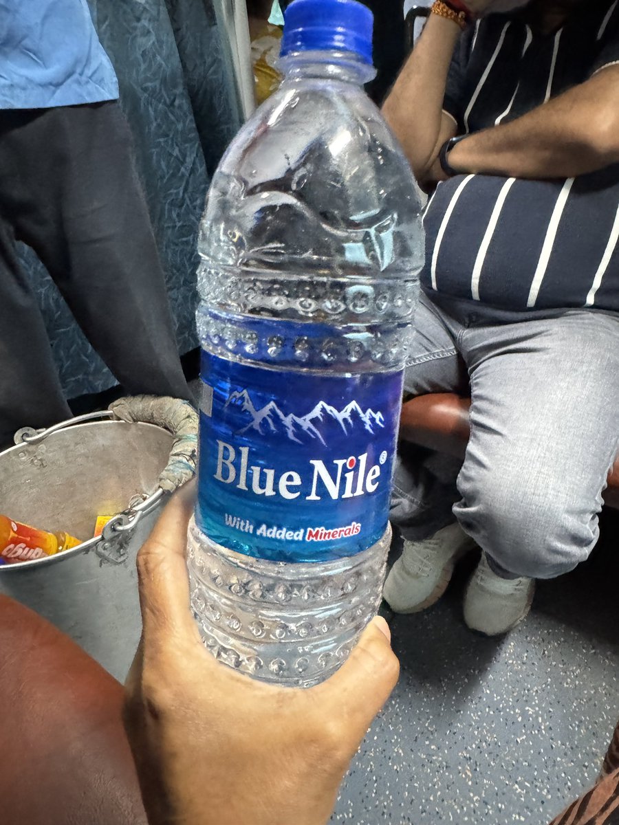 Why Not Rail Neer? I am in BTDs sampark kranti train no 12907 PNR 8336342607
 I asked the vendor why you are not bringing Rail Neer he said it is over, it is chilling, and I have asked twice. <a href="/RailMinIndia/">Ministry of Railways</a> <a href="/AshwiniVaishnaw/">Ashwini Vaishnaw</a> <a href="/IRCTCofficial/">IRCTC</a> <a href="/RailwaySeva/">RailwaySeva</a>