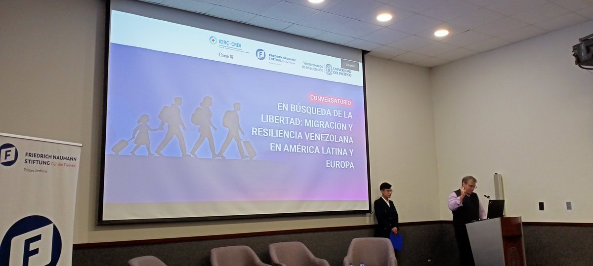 CDH_UCAB's tweet photo. Comienza en Lima el conversatorio sobre Libertad y Migración en la @UdelPacifico con el auspicio de la @FnfAndinos y la participación de nuestra investigadora @ligiabolivar https://t.co/pVTn3ebgyT