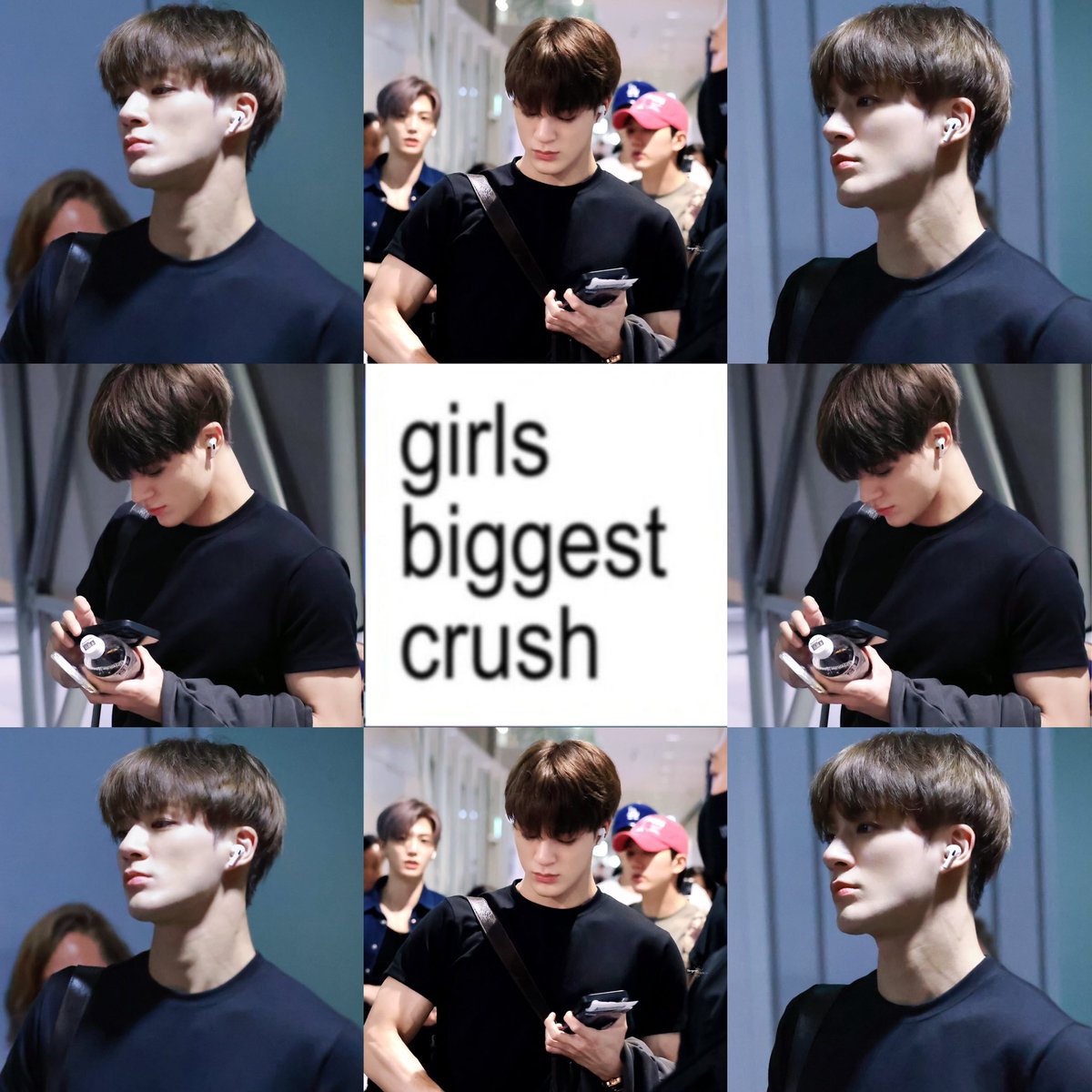 hapqines's tweet photo. Jeno in black tshirt is so fine 🫠🖤 https://t.co/izkyZiwsQd