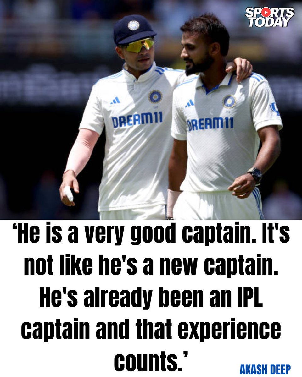 SportsTodayofc's tweet image. Akash Deep on working with coach Gambhir &amp;amp; &apos;supportive&apos; Gill

#akashdeep #gautamgambhir #ShubmanGill