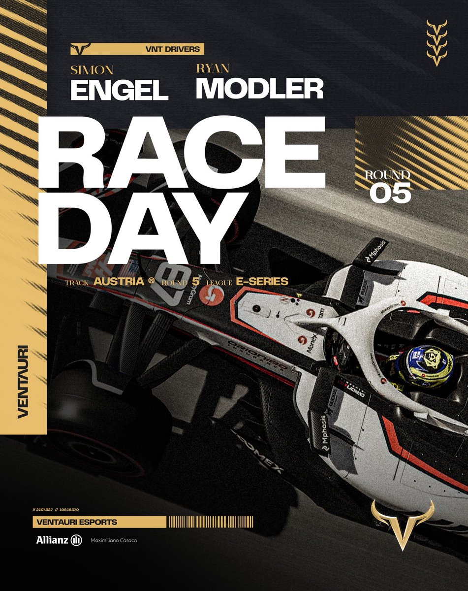 Austria... but in reverse. Should be interesting 🔁

<a href="/VNT_Simon/">Simon</a> x <a href="/VNT_Ryan/">Ryan Modler</a> duo in E-Series 🤯

Good luck boys, lets score some points ✅

#VentauriVNT 💛