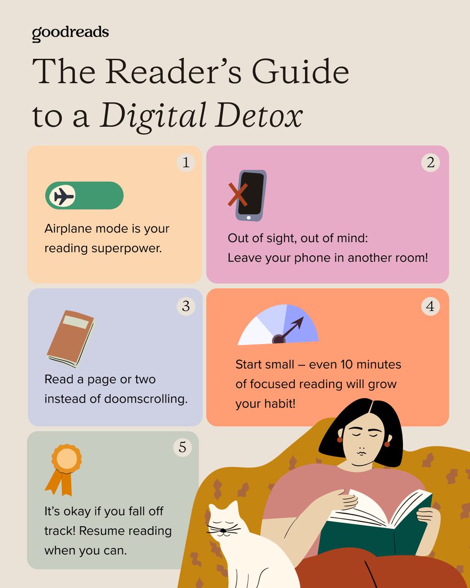 Time for a digital detox! Here's your guide to the perfect reading reset 📱➡️📚

Any other tips you'd add here?