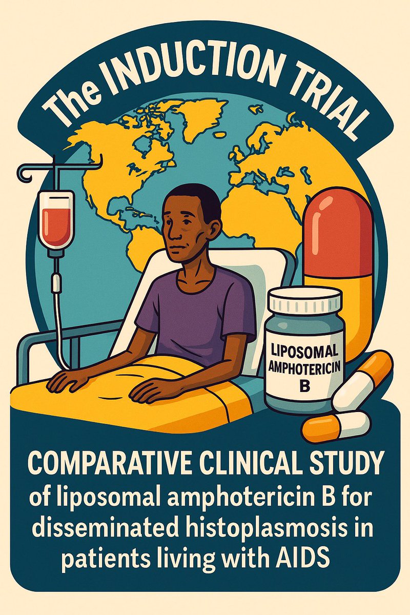 O maior estudo clínico sobre histoplasmose está em curso no Brasil! O INDUCTION TRIAL já incluiu 155 pacientes e avalia a eficácia de uma dose única de anfotericina B em pessoas com AIDS.
🚨 Impacto direto no SUS e nas diretrizes da OMS!
#HIV #SUS #Histoplasmose