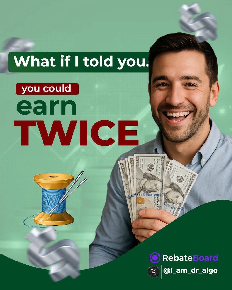 i_am_dr_algo's tweet image. Most traders miss out on free money because they don’t know about rebates.
Let’s break it down 👇
Thread 🧵