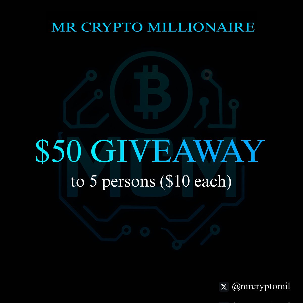 mrcryptomil's tweet photo. ๐จ #100xCoin ALERT + $50 #Giveaway ๐จ
Next month, Iโm doing a $50 #CryptoGiveaway โ 5 lucky winners will get $10 each ๐ต๐ฅ
I told you about this #CryptoGem when it was only $3M marketcap, and now itโs aiming for $100M+ ๐๐ฐ Those who believed in my #CryptoCall are printing gains right now. Current MC is just $4โ5M โ still early!
๐ My only condition: When I visit your profile in September, I want to see my #CryptoPosts everywhere. You can share others too, but make sure you #Like โค๏ธ, #Repost ๐ and #Follow ๐ฒ every single post of mine.
โ ๏ธ Donโt be lazy โ this is your chance to be part of the #BullRun. Iโve given you the inside scoop before the #Altcoin explosion.
Letโs make this the season of #CryptoMillionaires ๐๐