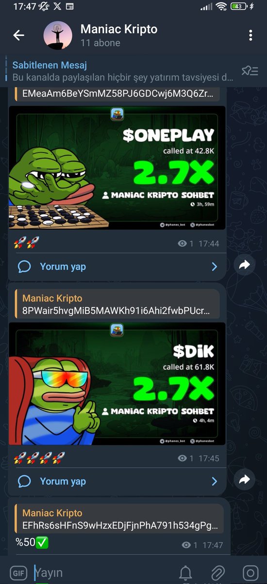 bykriptomaniac's tweet photo. ✅Kazandırmaya devam ediyorum🥳

⛔İzlemeye devam edin🤌🏻

- - - - - - - - - - - -
https://t.co/uoeMyOwhXR
- - - - - - - - - - - -

#btc #eth #bnb #sol #xrp #trx #solana #kripto #memecoin #cults #Altcoins #Altseason #grok #goodbot https://t.co/Hadw31UsaR