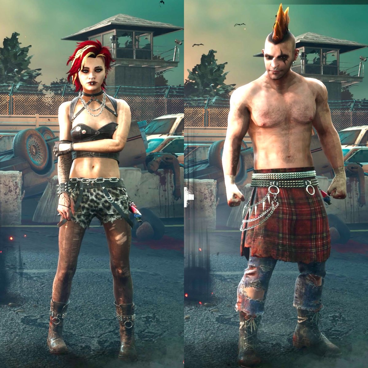 ネアとデビキンの新スキンGET😼✨
(両方とも上は前からあるスキンでコーデ⭐️)

#dbd #deadbydaylight