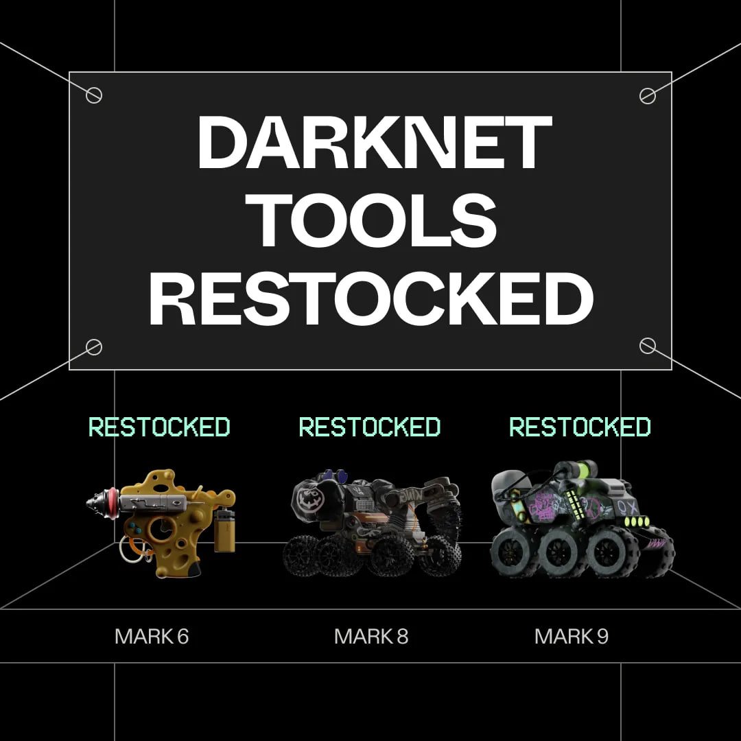 :: MESSAGE ::

⛏ Darknet Restock – Just a Heads-Up

Source: The Professor

By the way…

If you’ve been waiting on Darknet tools, they’ve been restocked!

Quietly, of course.

No fanfare. Just availability (for now).

You know what to do 👇

⚡️ Restock Now ⚡️ -