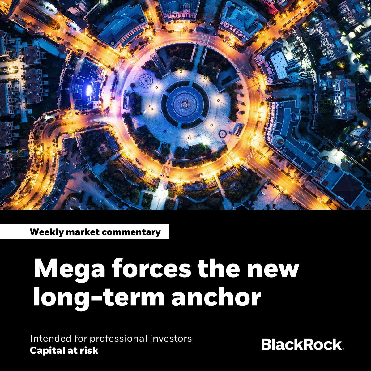 Mega forces like #AI are shaping an economic transformation with an unknown end, making long-term investing challenging. That’s why we now use multiple scenarios in our long-term, strategic views. Read more 👉 1blk.co/4lBsm0w  

#marketingmaterial Capital at risk
