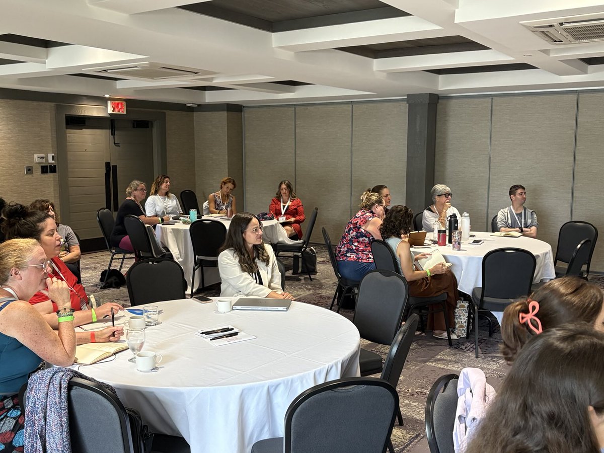 Dr Adrienne Gear and Dawn Lang welcomed back the Alpha Group who are starting their second year at the Summer Literacy Symposium sponsored by the MEQ and LCEEQ.  These teachers are excited to be back for three days of learning.