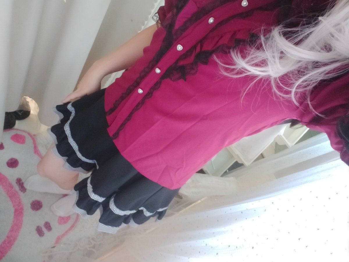 FFFFFFayer's tweet image. 最近心情糟糕，你从我的穿着就能看出来
#伪娘 #男娘