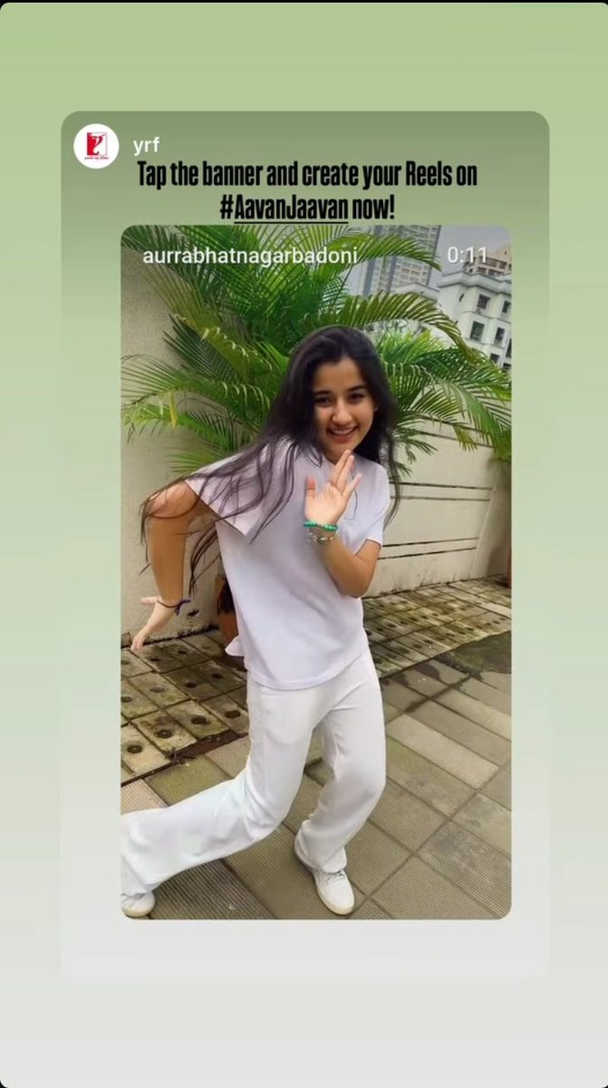 sharminborsha17's tweet photo. Aurra ka new reel yrf ne apni insta pe share kiya hai🤍
@Its_Aurra
#AurraBhatnagarBadoni
#Aadhyakapadia #Anupamaa https://t.co/rEx8p5B9sF