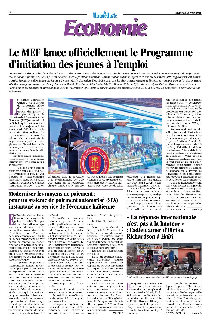 Frantzduval's tweet photo. A lire aussi dans Le Nouvelliste du jour https://t.co/zBDoWuxVHH
