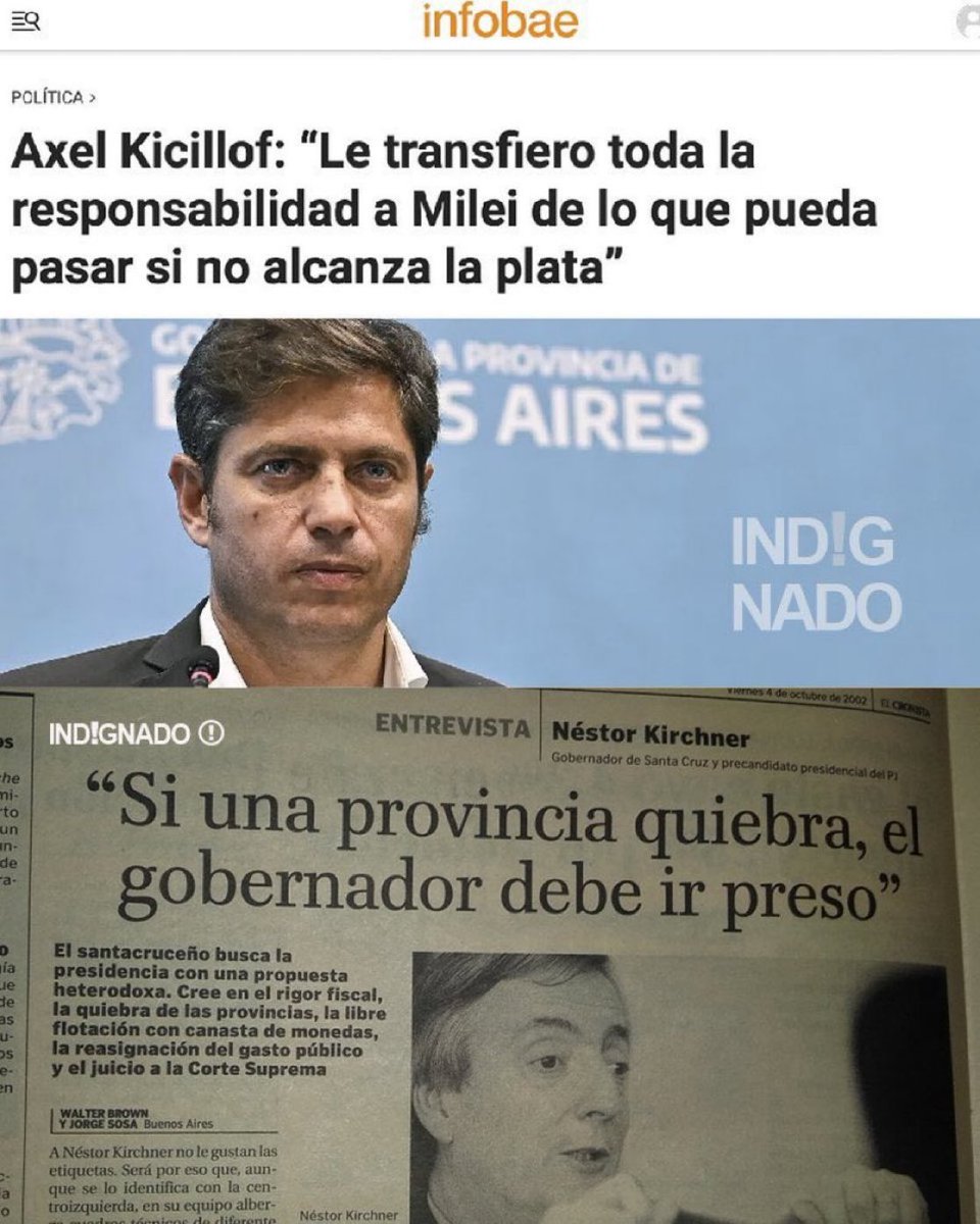 Deja tu “Si” si Kicillof debería ir preso.