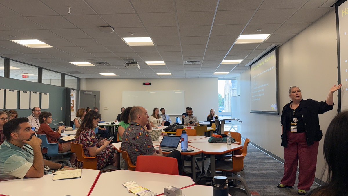 Learning about inclusivity and accessibility with games by Deb Fuller! <a href="/SeriousPlayConf/">Serious Play</a>