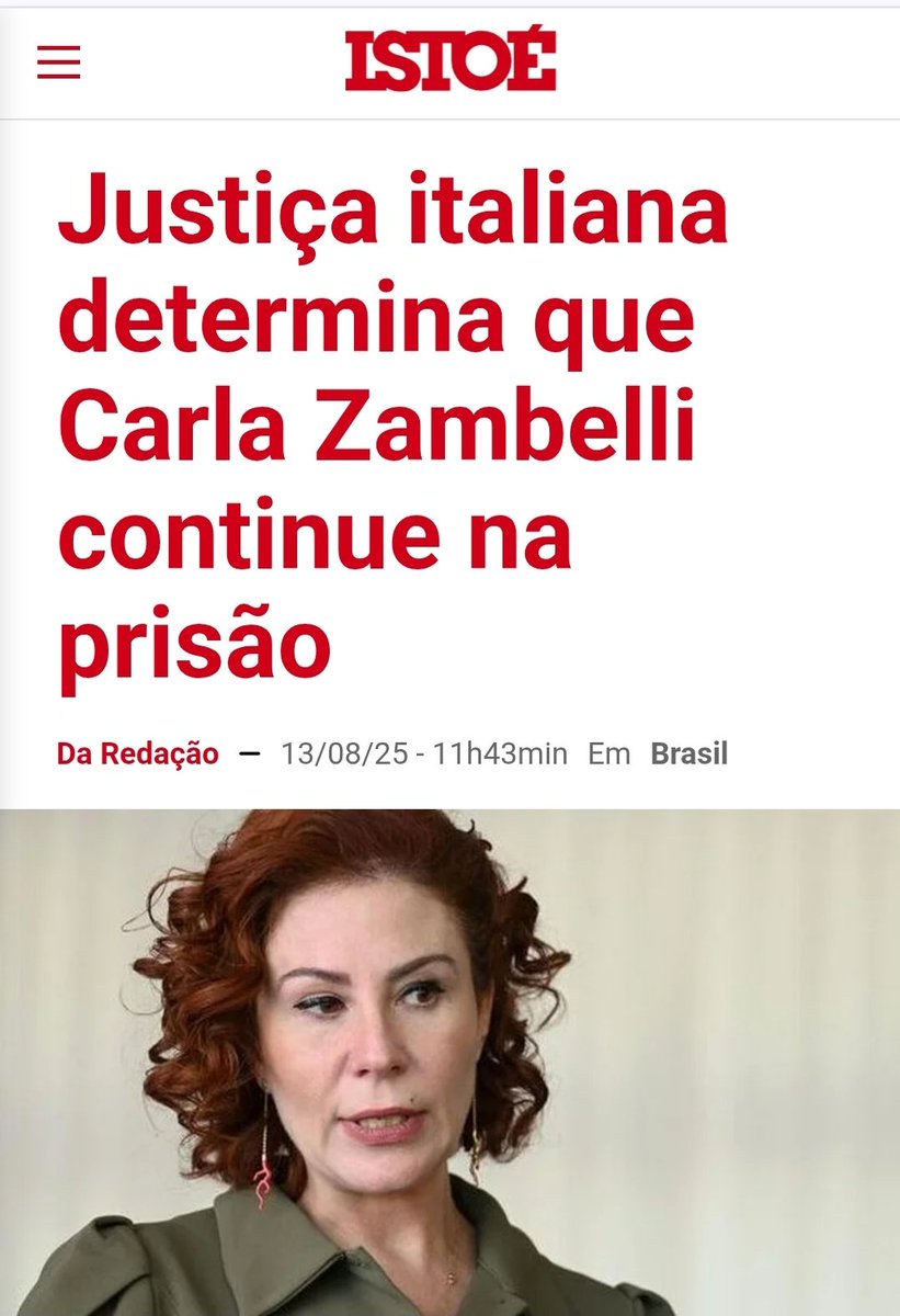 "Na Itália eu sou intocável"
#sqn