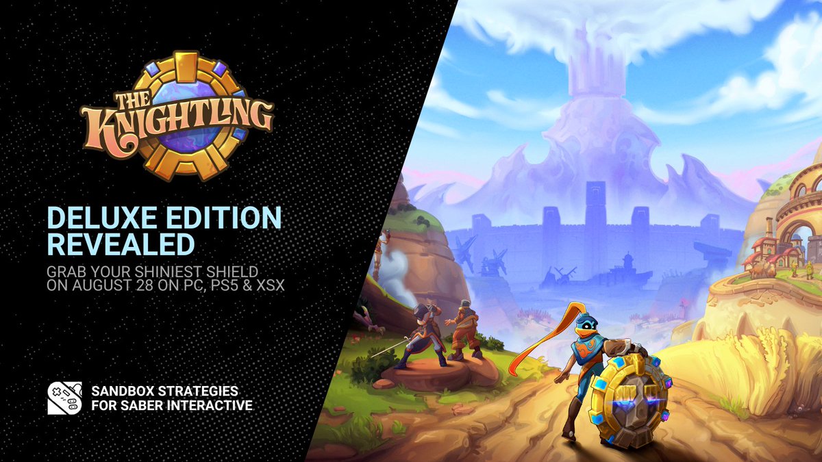 Action. Adventure. And a talking shield! The Knightling comes to PC, PlayStation 5 and Xbox Series X|S on August 28. Check out the new trailer announcing the game's Deluxe Edition now!

Trailer: youtu.be/ejzsTa1t2Mw?si…
Requests: sbx.gg/knightling
