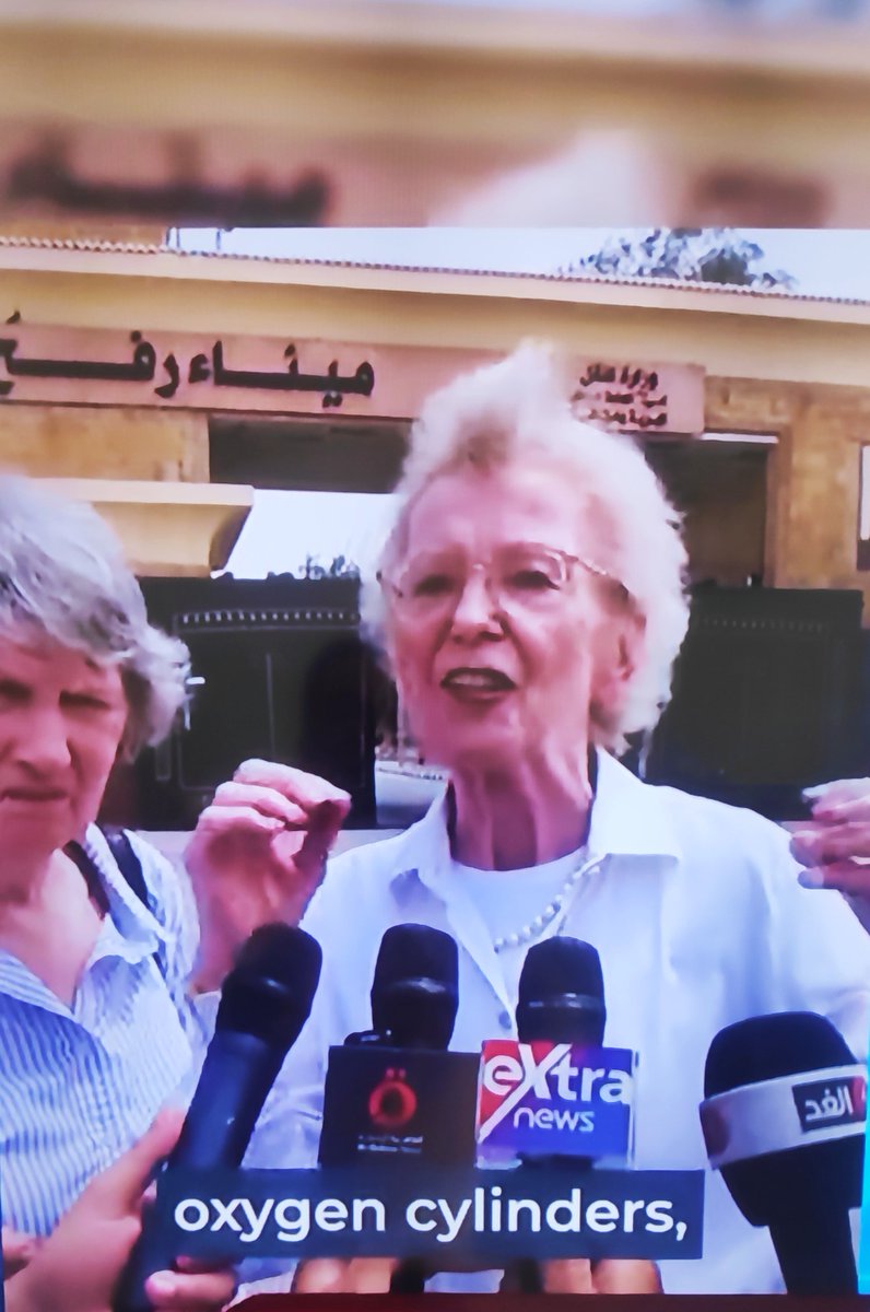 Former Ireland president Mary Robinson at the age of 81 and former New Zealand Vice President Helen Clark at the age of 75 goes to Gaza boarder and says that 
"most of vitally important humanitarian aids are being pushed back, it should be over and word must know."
#gaza