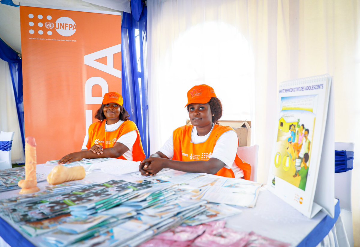 UNFPACameroon's tweet photo. @UN_Cameroon In the course of this 3days’ celebration, UNFPA deployed information materials and a demonstration boot for young persons at the One-UN Stand.
The UN #SRHR Agency remains committed to ensuring that the potential of every youth is fulfilled through access to #ARHR & leadership https://t.co/L6o8BQAWI4