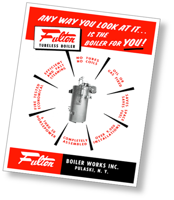 FultonBoiler's tweet photo. Since 1949, the Fulton ICS has set the standard for rugged, reliable steam. 🔥
Refreshed for 2025, it still leads with:
✔️Tubeless design
✔️Factory-packaged + tested
✔️Rapid steam
✔️Low cost
✔️Long life
The legend continues. 💪
#FultonICS #SteamGeneration #BuiltByFulton #BoilerTech