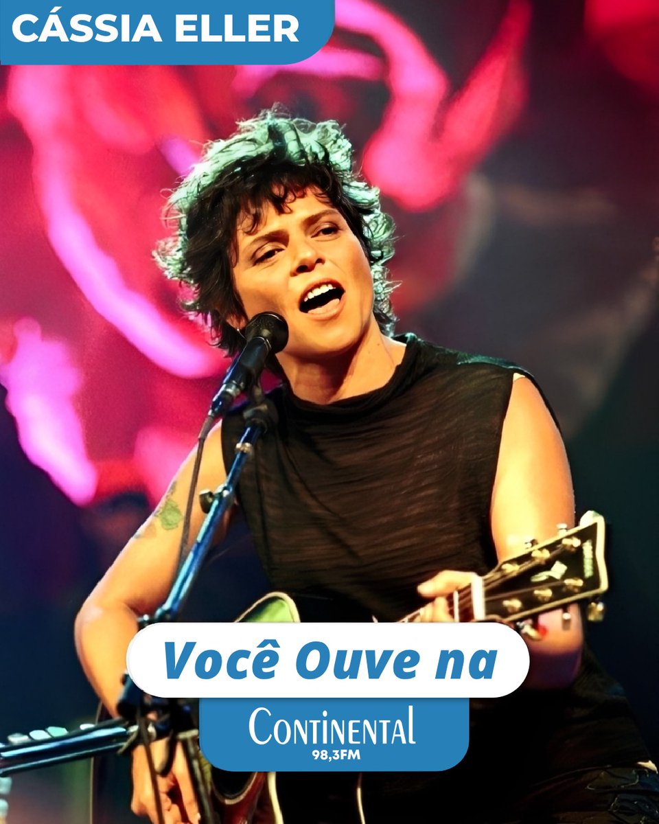 Cássia Eller você ouve na Continental!💙

Qual música do cantora é a sua favorita? Conta pra gente nos comentários!

Sintonize 98,3 FM.
O som nosso de cada dia.

#cassiaeller #redepampa #radiocontinental